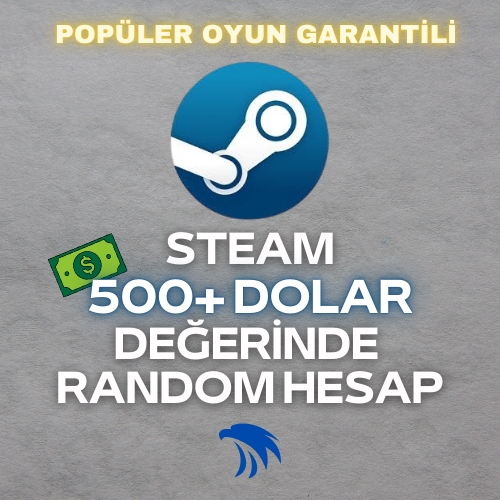  ⭐Steam 500$-8000$ Değerinde Random Hesap - Garantili - Piyasanın En İyisi